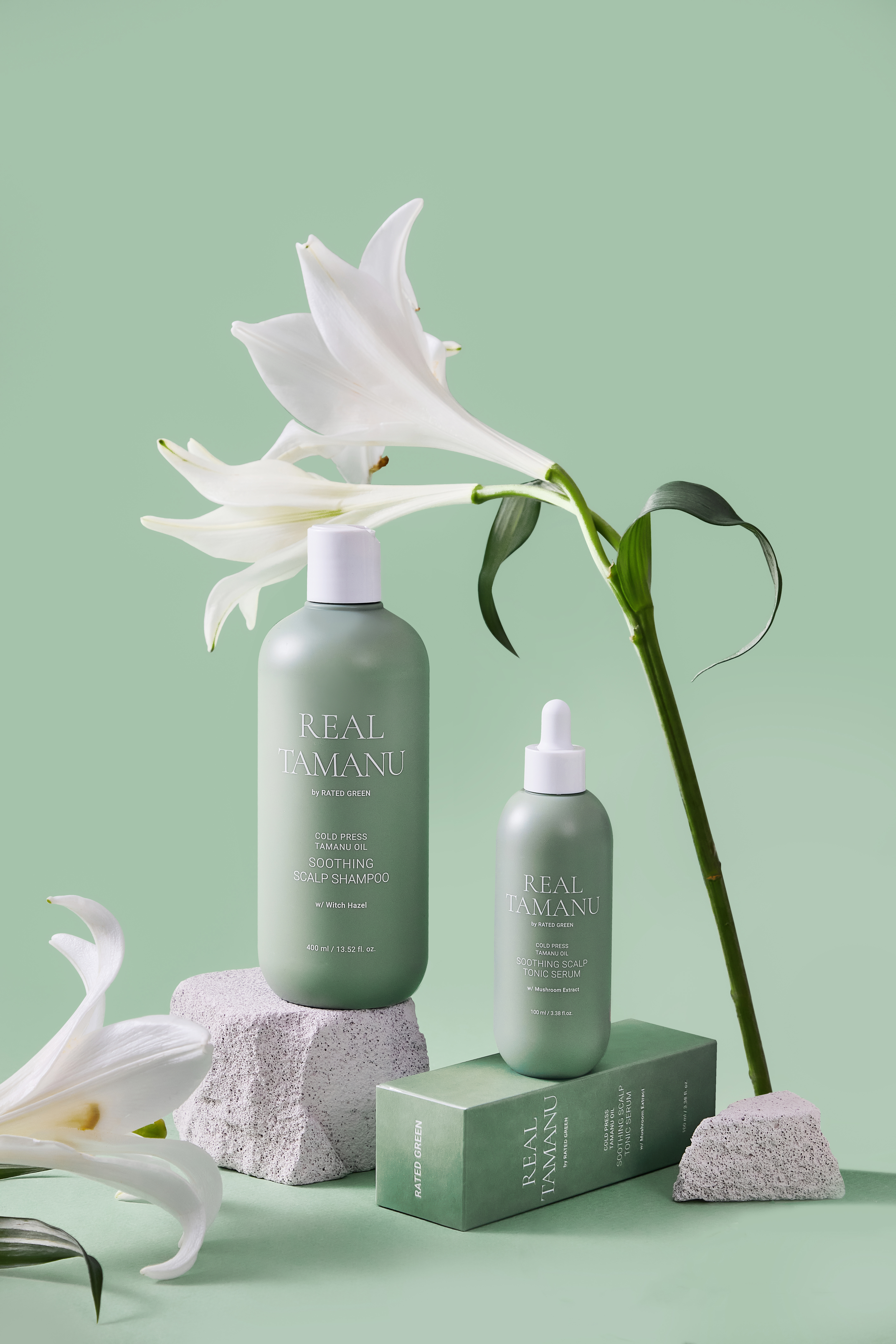 Заспокійлива сироватка для шкіри голови Rated Green Real Tamanu Soothing Scalp Tonic Serum